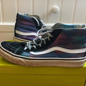 Used Vans Size 9.5 Tie-Dye High-top Shoes